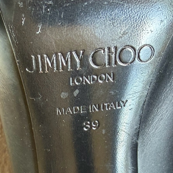 JIMMY CHOO pull up knee high boots - Picture 7 of 10